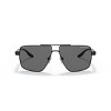 Armani Exchange AX2037S 60mm Man Pilot Sunglasses Polarized Polarized Grey Lens - 2 of 4
