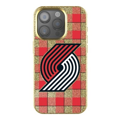 Keyscaper NBA Plaid Bling Cell Phone Case for iPhone 15 Plus