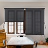 Aoodor 5% Openness Cordless Solar Fabric Roller Shade, Sun Shade for Windows, Gazebo or Pergola, 95% UV Protection, Superior to HDPE Material - 2 of 4