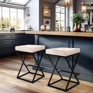 Osterman 26" Counter Stools Set of 2, for Home Kitchen, Dining, Living Room-The Pop Home - 1 of 4