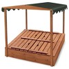 Badger Basket Covered Convertible Cedar Sandbox with Canopy and Two Bench Seats - image 2 of 4
