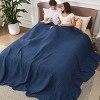 Bedsure Cooling Cotton Waffle Blanket-Lightweight Breathable Blanket of Rayon Derived from Bamboo - 3 of 4