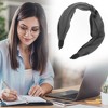 Unique Bargains Women's Wide Tie Solid Color Headbands 1 Pc - 2 of 4