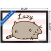 Trends International Pusheen - Lazy Framed Wall Poster Prints - 3 of 4