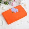 Slickblue Embroidered Coral Fleece Throw Blanket for Kids - Soft & Cozy, 29.5" x 39.4", Multiple Design & Color Options - 2 of 2