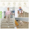 YEERSWAG 30" x 9.5" 15 Pcs Non-Slip Modern Premium Stair Treads Carpets Floor Mats for Wooden Steps Indoor - 4 of 4