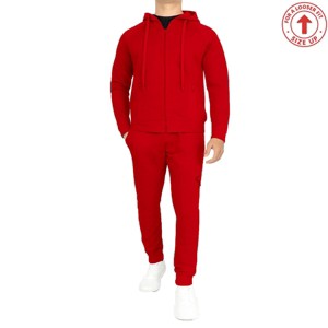 Blu Rock Men's Slim Fit  Tech Fleece Hoodie & Jogger Set - 1 of 4