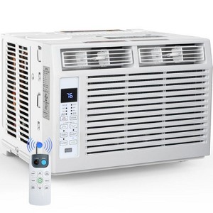 Kismile Small Room Window Air Conditioner , Remote Included ( 120-Volt , 6000-BTU ) - 1 of 4