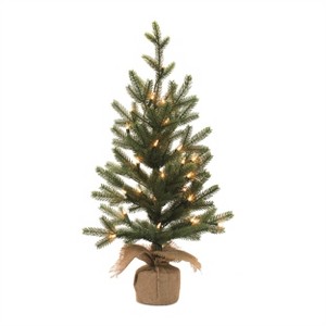 LED Pine Tree with Burlap Base 27"H - 1 of 1