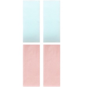 REGALWOVEN Solid Waffle Cotton Bathroom Hand Towels 4 Pack - 1 of 4