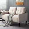 MAYEERTY 51.2¡±Loveseat Couch Modern Couch Loveseat Stylish Upholstered Sofa for Living Room - 4 of 4