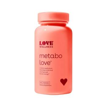 Love Wellness Metabolove For More Energy & Fewer Cravings Vegan Capsules - 60ct