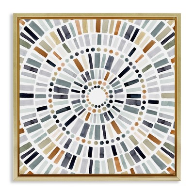 Stupell Industries Abstract Rustic Mosaic Circle, 25" x 25"