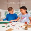 ROBOTIME 3D Wooden Puzzle Red Rose DIY Model Building Kits Artifical Flower Toys, Red, 3.3"*2.5"*8.2" - 4 of 4