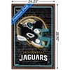 Trends International NFL Jacksonville Jaguars - Neon Helmet 23 Framed Wall Poster Prints - 3 of 4