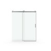 NicBex Shower Door Frameless Single Sliding Soft-closing Shower Doors, 1/4" (6mm) Thick Tempered Glass with Explosion-proof Coating - 4 of 4