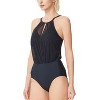 phistic Women's Kalani UPF 50+ One-piece Halter Swimsuit - 3 of 4