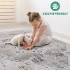 Collection 8x10 Cream/Beige Medallion Non-Shedding Area Rug ¨C Stylish, Soft, and Stain-Resistant Rug for Living Room, Bedroom & Office - Nertpow - 4 of 4