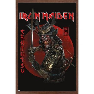 Trends International Iron Maiden - Senjutsu Cover Framed Wall Poster Prints - 1 of 4