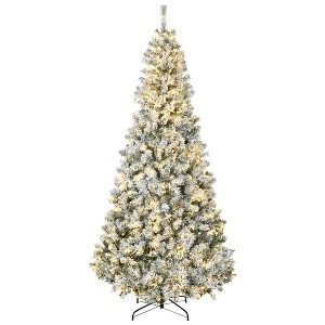 Aghana Digitals 6ft White Artificial Christmas Tree with 250 Warm White LED Lights, Auto-Open Hinge - 1 of 4