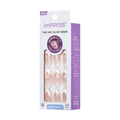 imPRESS Press-On Manicure Fake Nails - Fearless - 33ct