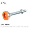 Unique Bargains Carbon Steel Non-Skid Adjustable Furniture Table Feet Leveling Feet 2 Pcs - 3 of 4