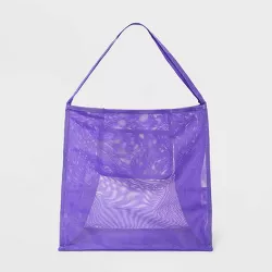 Mesh Shoulder Tote Handbag - Shade & Shore™ Purple