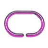 Evideco French Home Goods Colored Plastic Shower Curtain Rings - Set of 12 - 2 of 4
