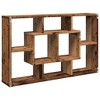 CLIHOME 8 Cubes Open-back Bookshelf Home Storage Display Shelf Wall Mounted Wooden Bookcase Organizer Rack - 3 of 4