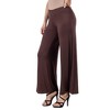 Womens Comfortable Solid Color Palazzo Pants - 24seven Comfort Apparel™ - 2 of 4