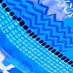 blue brushstroke