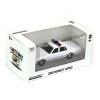 Greenlight Collectibles 1/64 1980-90 Chevrolet Caprice, Blank White with Light Bar & Grill Guard, Hot Pursuit, GLT43005 - 3 of 3