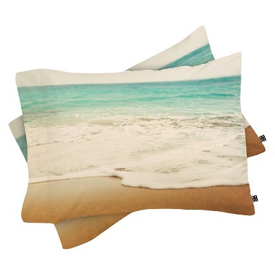 Bree Madden Ombre Beach Pillow Sham (Standard) Blue Ocean 1 pc - Deny Designs