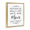 Stupell Industries Funny Nothing Is Lost Black Framed Floater Canvas Wall Art - 3 of 4