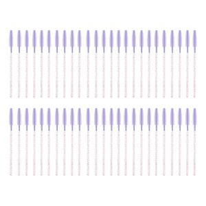 Unique Bargains Portable Silicone Eyelash Brush 50 Pcs - 1 of 4