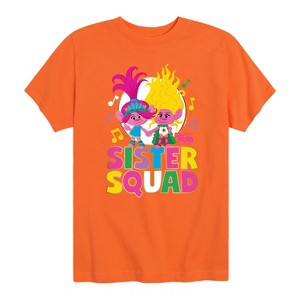 Boys' - Trolls - Poppy and Viva Sister Squad Short Sleeve Graphic T-Shirt - 1 of 4