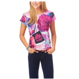 Aeropostale Womens Floral Graphic T-Shirt - 1 of 1