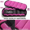 Adjustable Ankle Weights 1 Pair 2 4 6 8 10 Lbs Leg Weight Straps for Women Men - 3 of 4