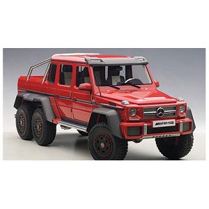 Mercedes G63 AMG 6X6 Red 1/18 Model Car by Autoart - 1 of 4