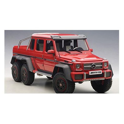 Mercedes G63 Amg 6x6 Red 118 Model Car By Autoart