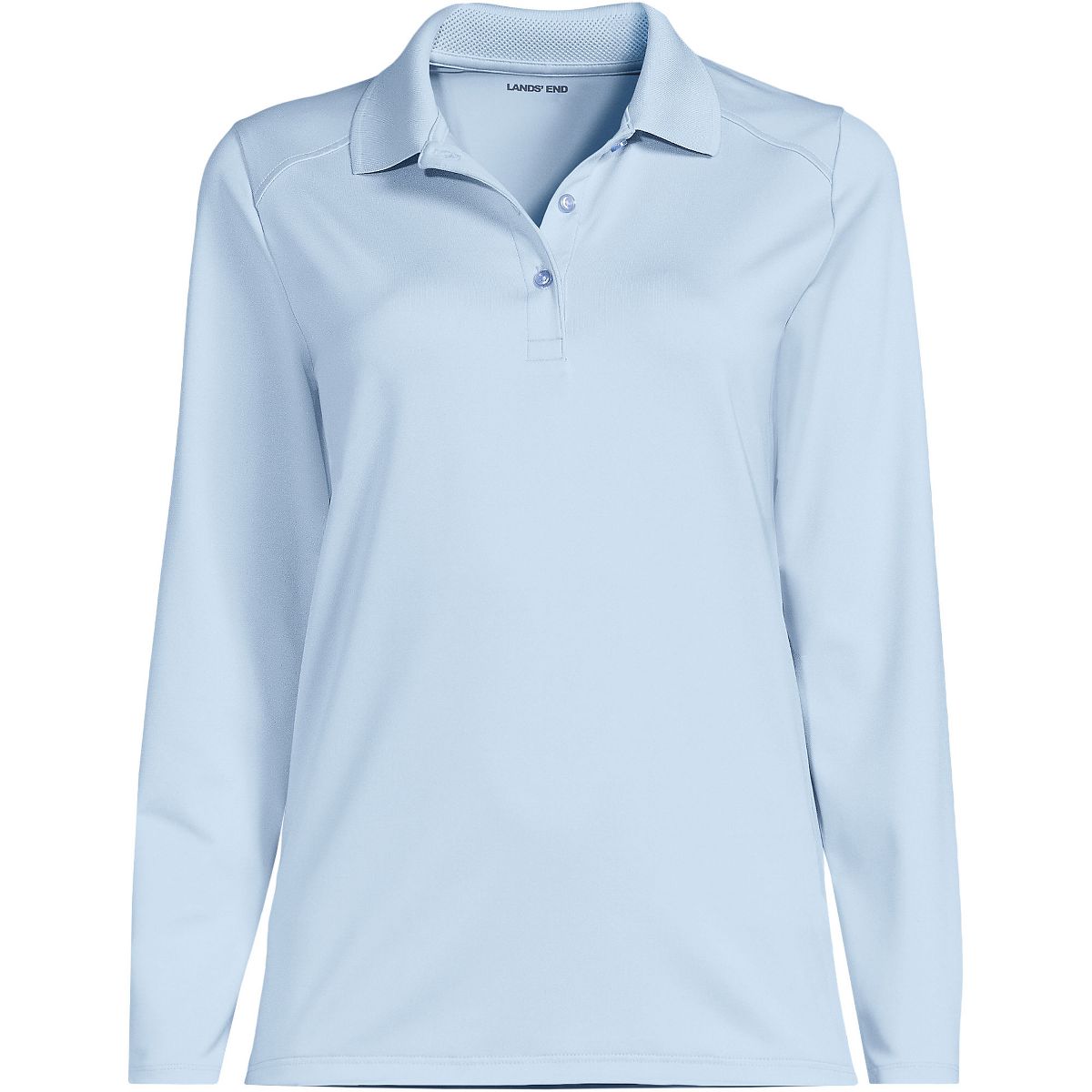 Lands' End School Uniform Women's Long Sleeve Feminine Fit Rapid Dry Polo Shirt - thumbnail 7