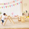 Costway 7-in-1 Toddler Climbing Toy Set with Reversible Ramp Convertible Step Stool Multi-colored/Natural - image 2 of 4