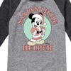 Boys' - Disney - Santas Little Helper Raglan Graphic T-Shirt - 2 of 4