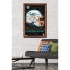Trends International NFL Miami Dolphins - Neon Helmet 23 Framed Wall Poster Prints - 2 of 4