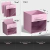 Sorbus 13 Inch 6 Pack Collapsible Fabric Storage Bins with Clear Window - for Organizing Clothes, Toys, Books, Shelves, Closets & more - 3 of 4