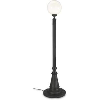 Patio Living Concepts  00330 Single White Globe Lantern Patio Lamp