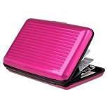 Zodaca Pink Business Aluminum ID Credit Card Wallet Case Holder Metal Box Pocket