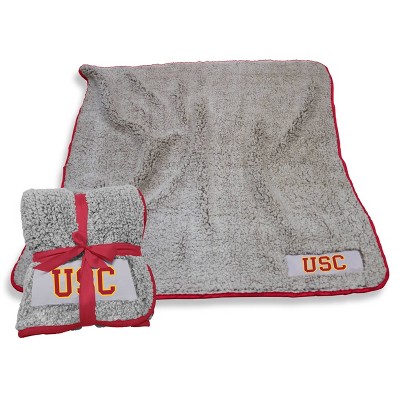 NCAA USC Trojans Frosty Fleece Throw Blanket