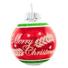 Christopher Radko 2.0 Inch Vintage Flocked Ornament Set Patterns Glitter Scenes Tree Ornament Sets - 2 of 4