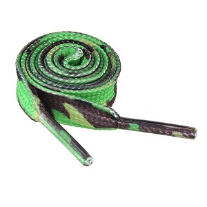 Elerevyo Gender Neutral Colorful Soft Flat Shoe Laces for Sneakers Sports 2 Pairs - 1 of 4